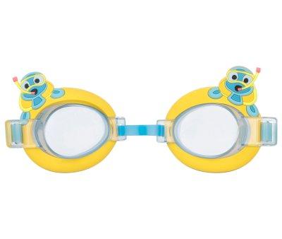 Occhiali Nuoto Junior Cartoon Kids Moko Giallo