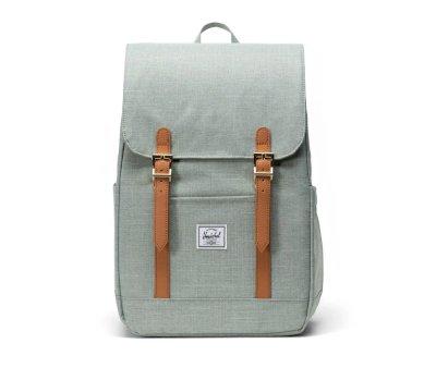 Mochila Herschel Retreat Small Iceberg Green Crosshatch