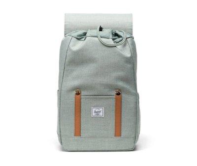 Mochila Herschel Retreat Small Iceberg Green Crosshatch