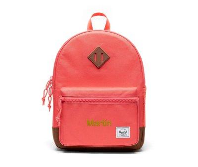 Mochila personalizvel Herschel Heritage Kids Dubarry/Saddle Brown