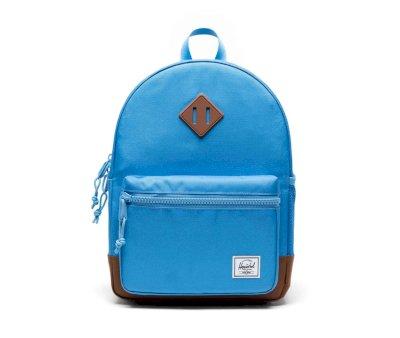 Mochila personalizvel Herschel Heritage Kids Azure Blue/Saddle Brown