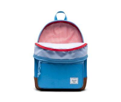 Mochila personalizvel Herschel Heritage Kids Azure Blue/Saddle Brown