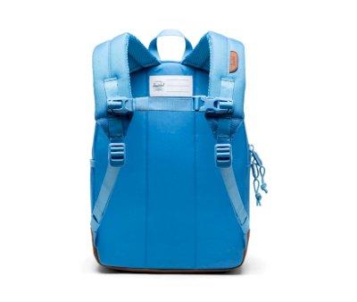 Mochila personalizvel Herschel Heritage Kids Azure Blue/Saddle Brown