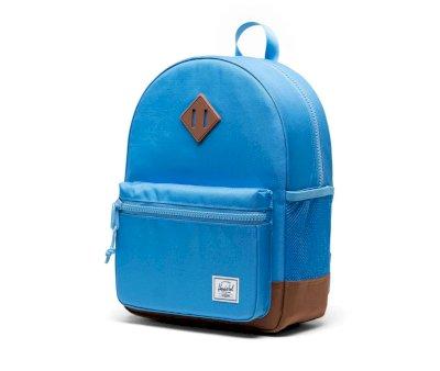 Mochila personalizvel Herschel Heritage Kids Azure Blue/Saddle Brown