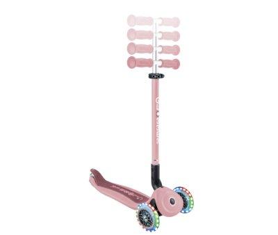 Scooter Go Up Active LED Lights 360 rosa pastel
