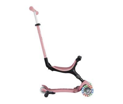 Scooter Go Up Active LED Lights 360 rosa pastel