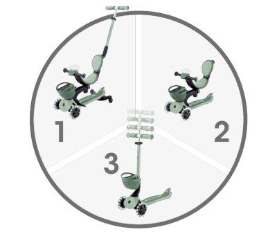 Scooter Go Up Baby Light 360 Olive