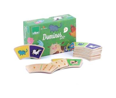 Dominos en bois Ferme