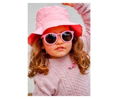 Cappello da Spiaggia Bambini Rosa UPF50+