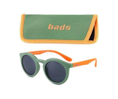 Occhiali da Sole Flessibili Verde-Arancio (6-12 anni)