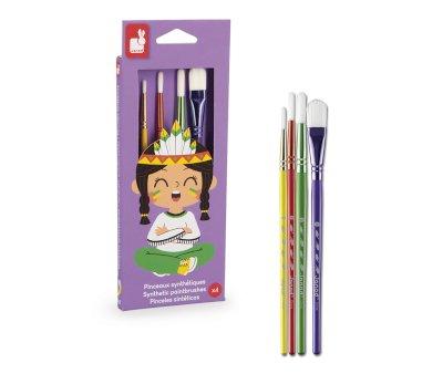 Kit de 4 Pinceles Sintticos