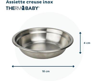 Piatto Fondo in Acciaio Inossidabile