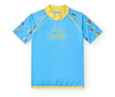 Maglia MC Protezione Solare Pesci