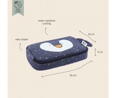 Estuche Rectangular Mr. Penguin Personalizable