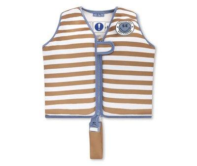 Chaleco Flotador Brown White Striped