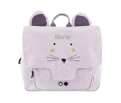 Zaino-Cartella Prescolare Mrs.Mouse Personalizzabile