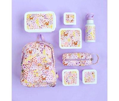 4 Cajitas Almuerzo y Snacks Flowers Garden