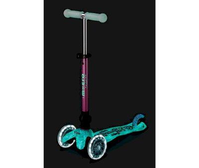 Patinete Micro Deluxe Plegable Orion Glow Led Rosa