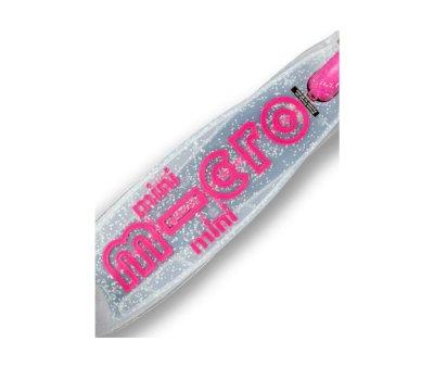 Patinete Micro Deluxe Plegable Orion Glow Led Rosa