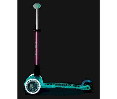 Patinete Micro Deluxe Plegable Orion Glow Led Rosa