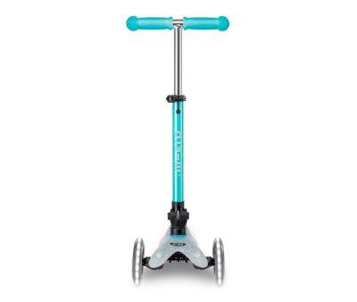 Patinete Micro Deluxe Plegable Orion Glow Led Azul