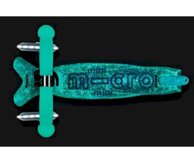 Patinete Micro Deluxe Plegable Orion Glow Led Azul