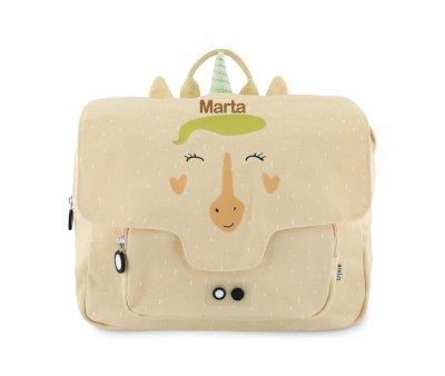 Zaino-Cartella Prescolare Mrs.Unicorn Personalizzabile
