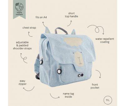 Zaino-Cartella Prescolare Mr.Raccon Personalizzabile