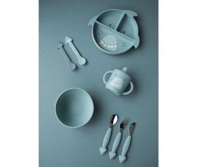Set 3 Cubiertos Silicona Mr. Shark