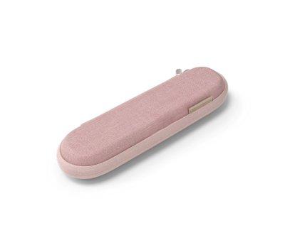 Cubiertos Acero Inox y Funda Rosa