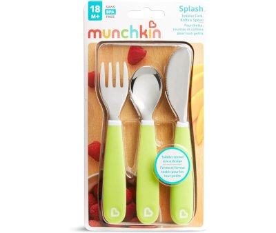 Pack 3 Cubiertos Splash Verde Pastel
