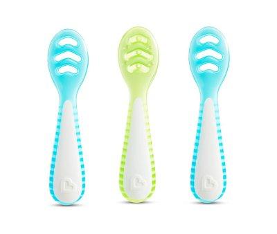 Pack 3 Cucharas Iniciacin Gentle Dip Azul / Verde