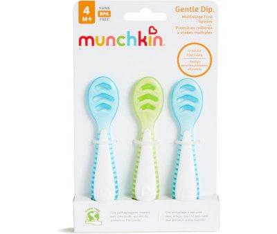 Pack 3 Cucharas Iniciacin Gentle Dip Azul / Verde