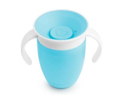 Taza Antigoteo con Asas Miracle 360 Azul Pastel 200ml