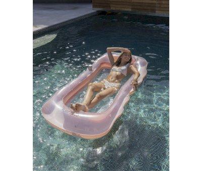 Flotador Tumbona Rosa Serenity