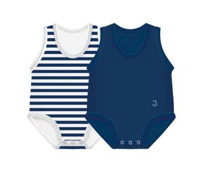 2 Body Beb (0-36meses) Sin Manga Summer Blue