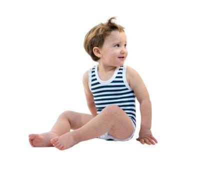 2 Body Beb (0-36meses) Sin Manga Summer Blue