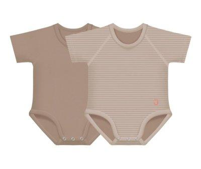 2 Body Beb (0-36meses) Manga Corta 4 Season Brown