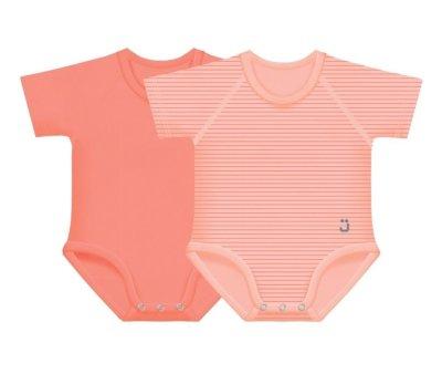 2 Body Beb (0-36meses) Manga Corta 4 Season Coral