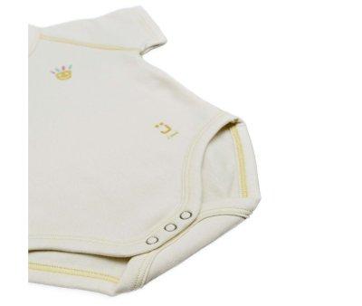 Body Beb (0-36meses) Manga Corta Warm Cream