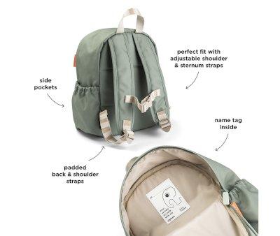 Mochila Infantil Playground Green Personalizable