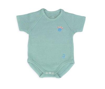 Body Beb (0-36meses) Manga Corta Warm Eucalyptus