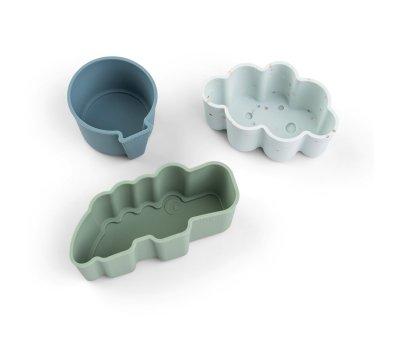 Pack 3 Moldes Silicona Happy Clouds Blue