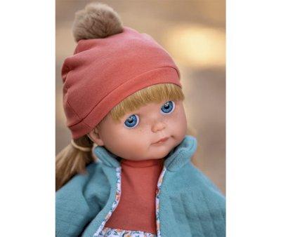 Mueca Chloe 38 cm con Ropa Floral y Conejito de Peluche