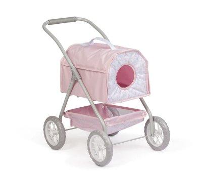 Carro de Paseo para Mascotas Rosa