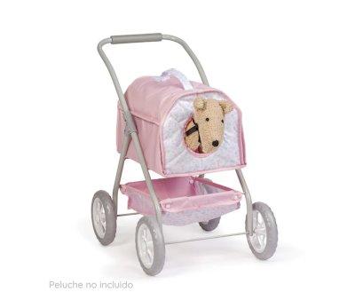 Carro de Paseo para Mascotas Rosa