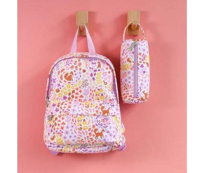 Mochila Infantil Mini Flowers Garden Personalizable