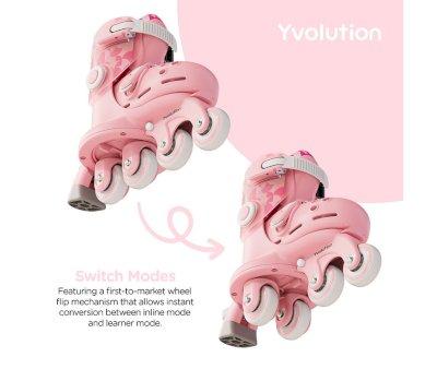 Pattini Twista Rosa T.23-28 Yvolution