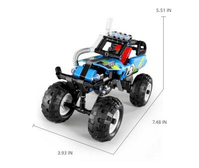 Todoterreno 4x4 Azul Retrctil 193 Piezas