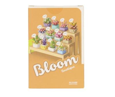 Construccin Mini KOCO Planta Suculenta Naranja 130 Piezas